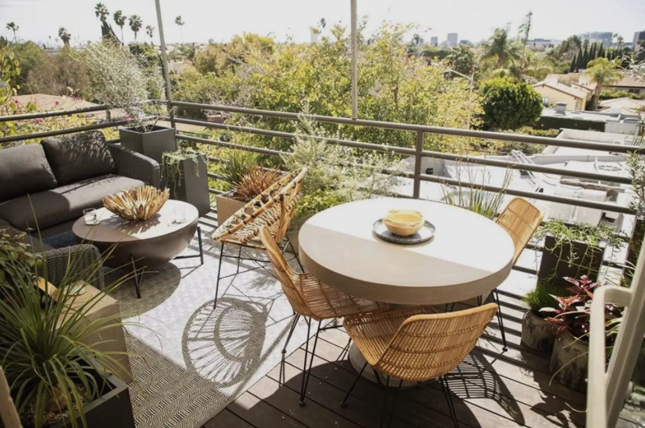 Patio at the office